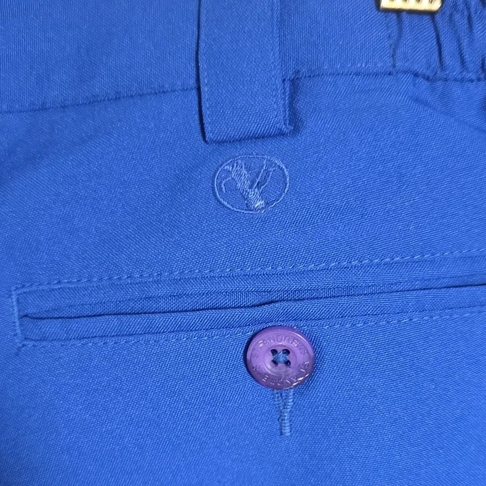 VINTAGE-St. Andrew's Knickerbocker Colbalt Blue Golf Pants Size 34